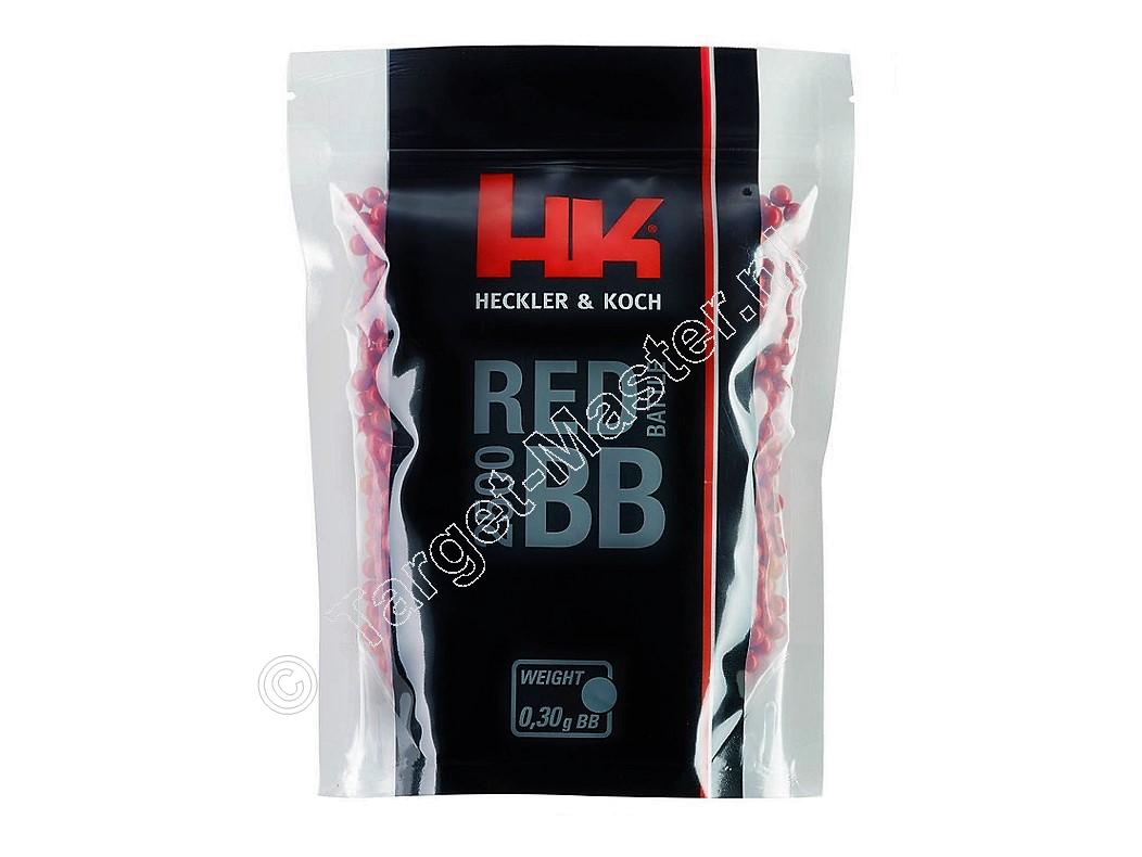 Heckler & Koch RED BATTLE Airsoft BB 6mm 0.30 gram inhoud 2500